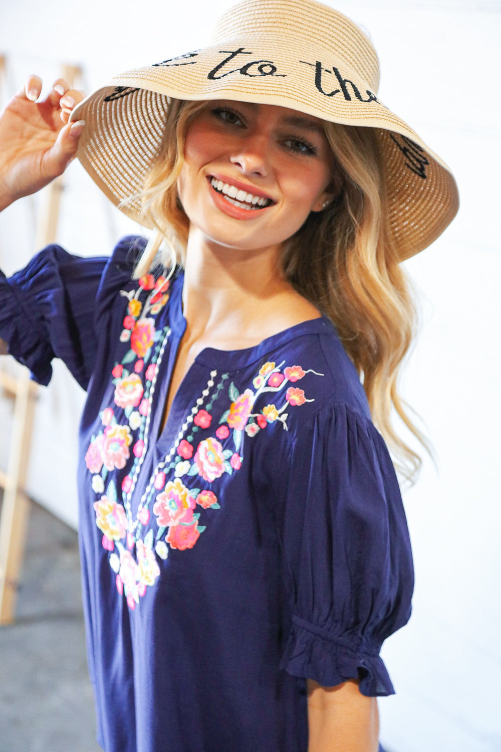 Take To the Sand Straw Visor Hat