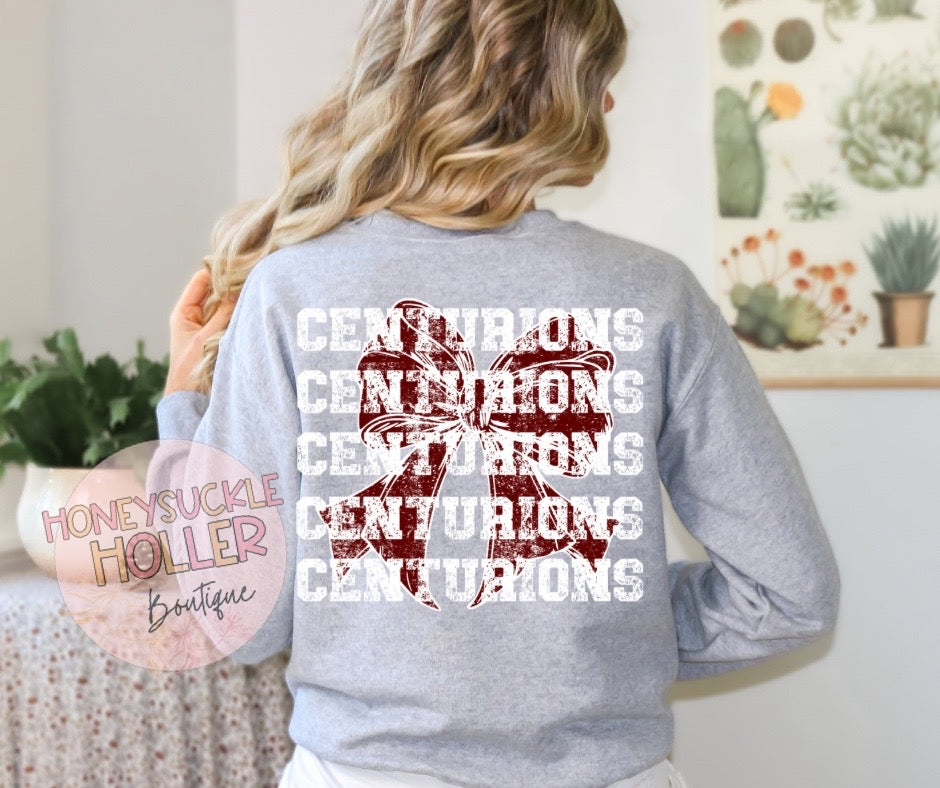 Distressed Front & Back Centurions Bow