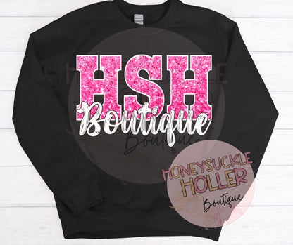 Honeysuckle Holler Boutique Faux Glitter