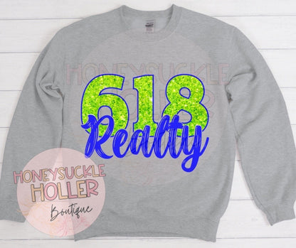 618 Realty Faux Glitter