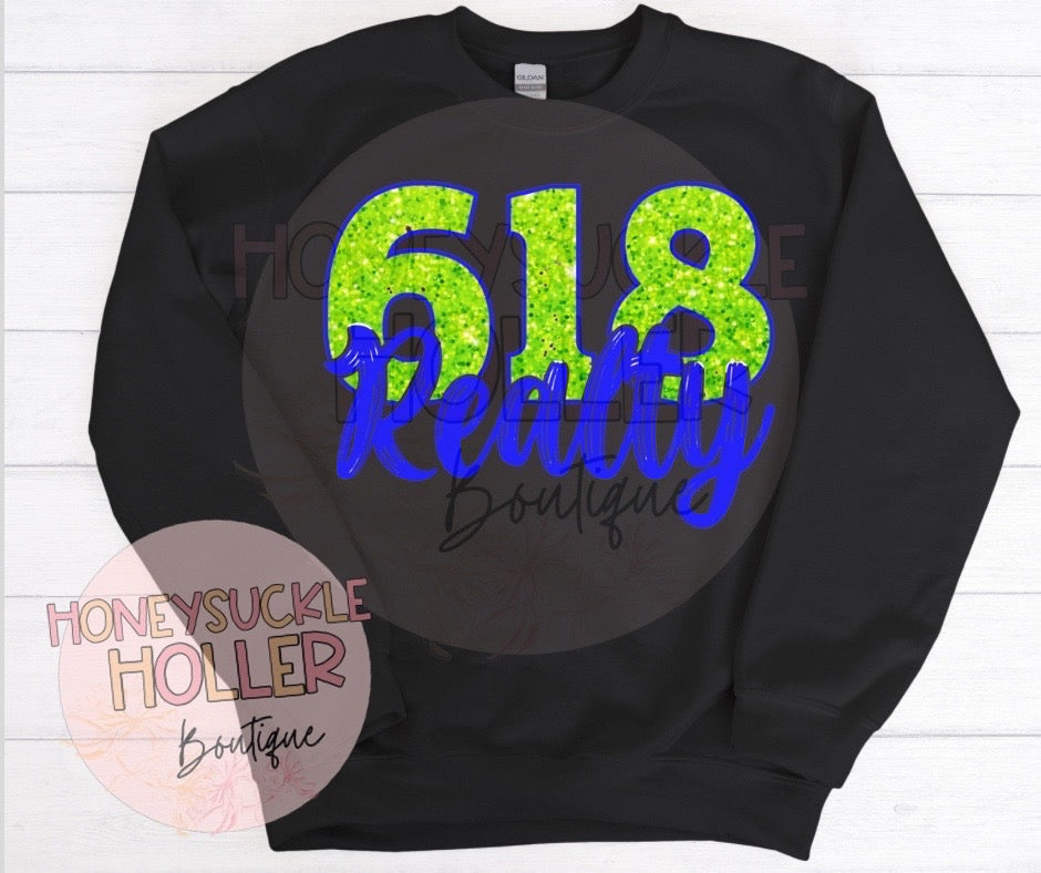 618 Realty Faux Glitter