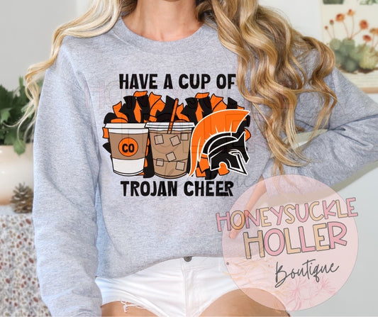 Have a cup of Trojan cheer