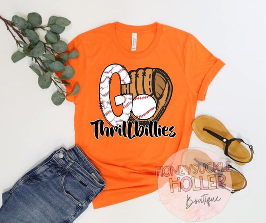 Go Thrillbillies Baseball Glove