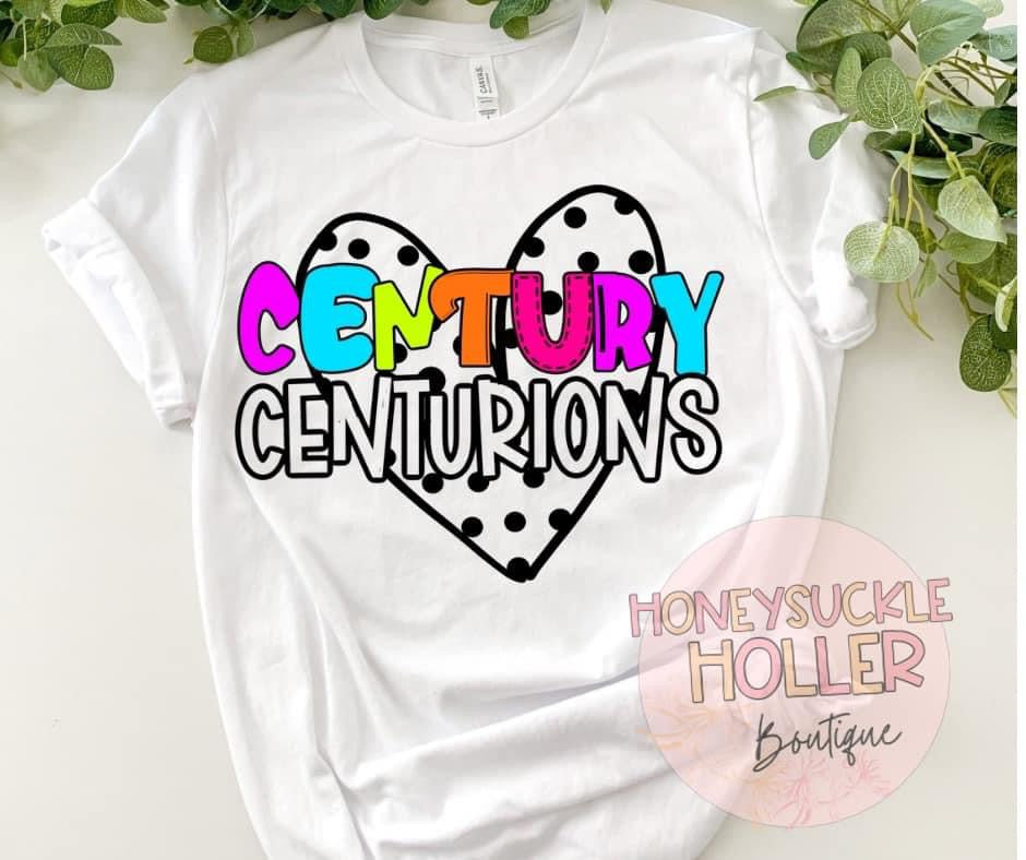 Rainbow Century Centurions   Polka Dot Heart