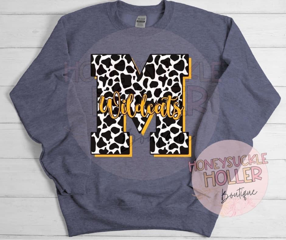 Cow Print M Wildcats