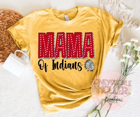 Mama of Indians Yellow Shirt