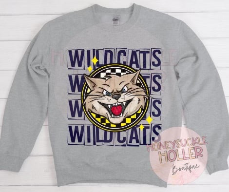 Stacked Checkered Wildcat