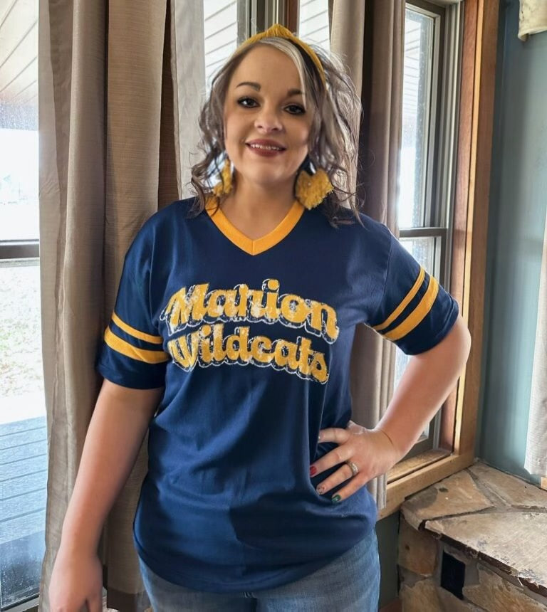 Distressed Marion Wildcats